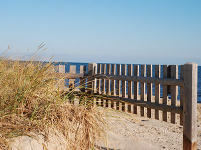 Beach Fence on New Seabury Beach