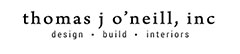 thomas j. oneill build design interiors logo